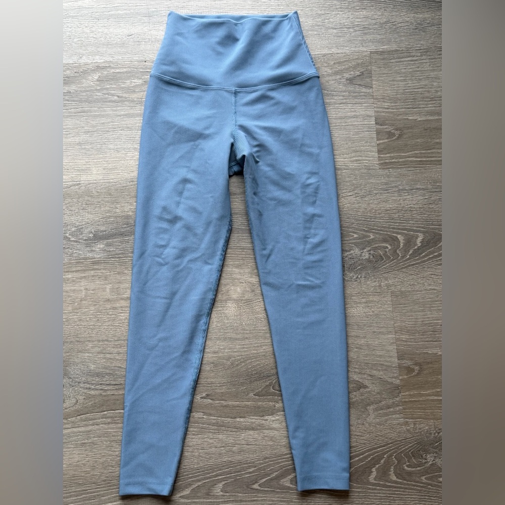 Beach Riot Light Blue High-Waisted Leggings